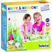 Beleduc Happy und Harmony Brettspiel aus Holz ab 4 Jahren fuer 2 Spieler