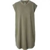 G-Star Jerseykleid , Damen, Gr. XS, N-Gr, grün (shadow olive gd), Jersey, Obermaterial: 100% Baumwolle, unifarben, gerade kniefrei, Rundhals, Kleider Jerseykleid, mit Taschen in der Seitennaht