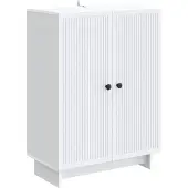 Syfax Sideboard Weiß 66 x 34,5 x 90 cm Holzwerkstoff