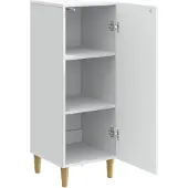 vidaXL Sideboard Weiß 33 x 34,5 x 90 cm Holzwerkstoff