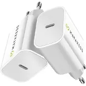 Avizar Mayaxess, USB-C Ladegerät 20W Schnell für iPhone 17 Air, Weiß
