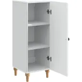 vidaXL Sideboard Weiß 33 x 34,5 x 90 cm Holzwerkstoff