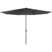 Rojaplast Garten-Sonnenschirm STANDARD, 400 cm, grau