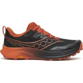 Saucony - Peregrine 16 - Trailrunningschuhe Gr 49 schwarz/ rust