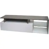 OEM TV-Lowboard Schrank 47x170x40cm Weiss Beton Holz