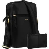 Peterson PTN 704-TUM-0376 Schwarze Ledertasche