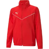 Puma Kinder teamRISE All Weather JKT Jr Windbreaker, Red White, 176