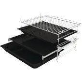 Gorenje BPS6737E14BG Einbau-Backofen Multifunktion, 77 Liter, schwarz