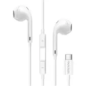 Avizar Mayaxess, USB-C Kopfhörer mit Mikrofon für Galaxy S23 Plus, Weiß