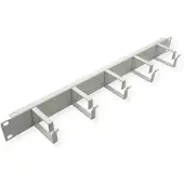 Roline 19-Zoll Rangierpanel 1 HE, 40x60mm grau