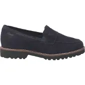 Sioux Slipper "Meredith-709-H", Damen, Gr. 43 (UK 9), blau (dunkelblau), Obermaterial: 100% Lammveloursleder LAVL. 100% Gummi rubber., Schuhe Slipper