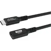 Microconnect USB3.2CC015EX, 0,15 m, USB C, USB C, USB 3.2 Gen 2x2, 20 Gbit/s, Schwarz