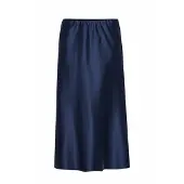 Fransa Midirock "Rock FRNATA", Damen, Gr. 38, blau (vintage indigo), Obermaterial: 100% Polyester PES., Röcke Midirock