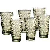 Ritzenhoff & Breker Longdrinkglas "Favo, 6-teilig" 6er Set, je 350 ml