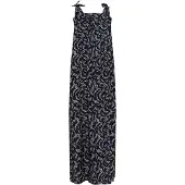 Kaffe Midikleid "Damen Kleid KAbarton", Damen, Gr. 36, N-Gr, blau (midnight marine lace print), Obermaterial: 50% Viskose CV. 50% Viskose LENZING ECOVERO CV LenzEcov., Kleider Midikleid