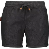 Alife & Kickin Shorts , Damen, Gr. L, Normalgrößen, grau (schwarz denim), 95% Baumwolle, 5% Elasthan, Hosen Shorts
