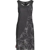 Alife & Kickin Blusenkleid , Damen, Gr. L, Normalgrößen, grau (schwarz denim), 95% Baumwolle, 5% Elasthan, Rundhals, Kleider Blusenkleid