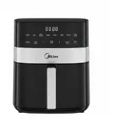 Midea MF-CN65E Air fryer digital, 6.5L, Black