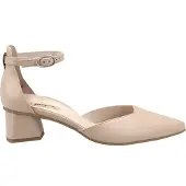 Paul green Damen Riemchenpumps Beige Glattleder Größe: 40,5