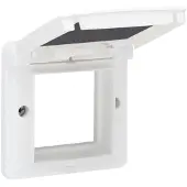 Züblin 701-85000 Adapterrahmen mit Klappdeckel 45 x 45 mm in spritzwassergeschützten Do 70185000