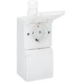 Technim New Hydro Wandsteckdosenbox (WCD-Schaltanlage) (Europäische Steckdose) - 701-37845