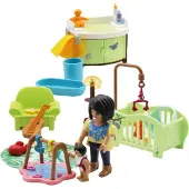 Playmobil , 70862 Spielset Babyzimmer Thema Stadtleben mit Figuren, Bunt