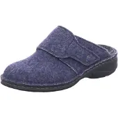 Finn Comfort Goms Damen Hausschuhe Clog blau marine Doublefilz - Größe: 37