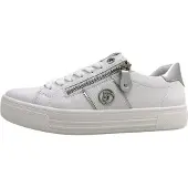 Remonte Damenschuhe Schnürschuhe Sportive sportlicher Schnürer Weiß Freizeit