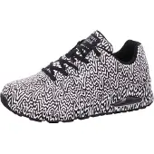 SKECHERS Uno Infinite Drip Black And White / Leather Größe EU 40
