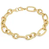 Tamaris Armband "Elegant Chunky", gold (gelbgoldfarben), Armbänder, Damen, 21cm, Edelstahl, Armband