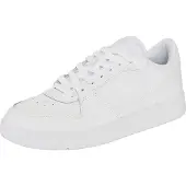Lacoste Sneaker "COURT ACE", Herren, Gr. 44, weiß (wht, wht), Leder, Synthetik, Schuhe Sneaker