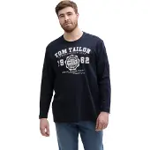 Tom Tailor Langarmshirt mit Logo-Stickerei