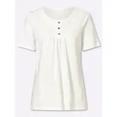 Sieh an! Kurzarm-Shirt in ecru | Gr.: 50