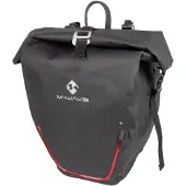 M-Wave Downtown Ridebag Evident Fahrradtasche 23l Schwarz Schwarz One Size