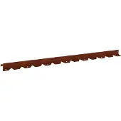 vidaXL Raseneinfassung 30 stk. 102 x 4 x 4 cm Stahl Rostig