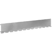 vidaXL Raseneinfassung 10 stk. 102 x 15 x 4 cm Stahl Silber