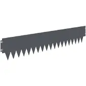 Syfax Rasenkante 30 stk. 103 x 20 cm Stahl Anthrazit