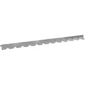 vidaXL Raseneinfassung 30 stk. 102 x 4 x 4 cm Stahl Silber