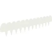 Syfax 10 Rasenkanten, 103 x 20 cm, weißer Stahl