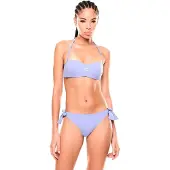 Emporio Armani für Damen. 7W000319_AF20663 Bikini Logo lila (XL), Flieder, Strandbekleidung, Polyamid