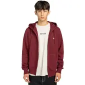 Element Sweatshirt "Icon Embroidery", Herren, Gr. L, rot (zinfandel), Obermaterial: 55% Baumwolle, 25% Baumwolle, 20% Polyester., Sweatshirts Sweatshirt