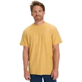 Quiksilver Sporttop "Slub Roundneck", Herren, Gr. L, rattan, Obermaterial: 100% Baumwolle., Tops Sporttop