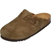 Scholl Damenschuhe Pantoletten FAE - khaki, Größe:41 EU