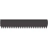 vidaXL Rasenkante 30 stk. 103 x 20 cm Stahl Schwarz