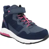 CMP Outdoorschuh "KIDS HADIL LEATHER WP URBAN SHOES", Jungen, Gr. 37, blau (navy, pink), Synthetik, Textil, Schuhe Outdoorschuh, wasserdicht