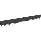 vidaXL Rasenkante 30 stk. 103 x 10 cm Stahl Schwarz