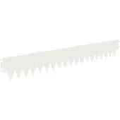 vidaXL Rasenkante 10 stk. 103 x 15 cm Stahl Weiß