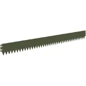 vidaXL Rasenkante 50 stk. 103 x 10 cm Stahl Olivgrün