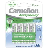Camelion Nh-aa600ar-bp4, Wiederaufladbarer Akku, Nickel-Metallhydrid (NiMH), 1,2 V, 4 Stück(e), 600 mAh, Grün, Weiß