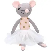 Kidzroom Cuddle Me Tight Maus Lola 40 cm – Fröhliches Tanzplüschtier für Kinder